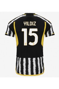 Juventus Kenan Yildiz #15 Jalkapallovaatteet Kotipaita 2023-24 Lyhythihainen